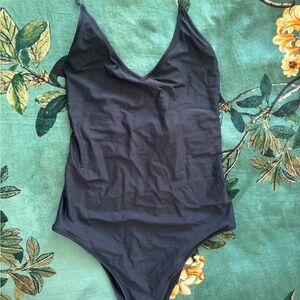 H&M one piece navy swimsuit